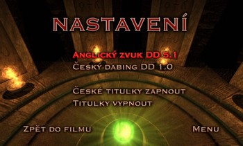 Nastavení zvuku a titulků