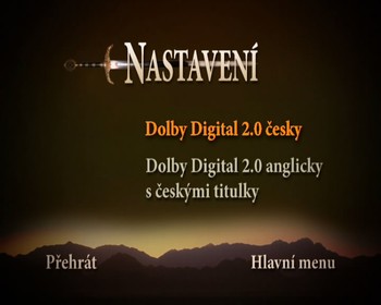 Nastavení zvuku a titulků