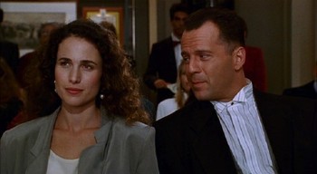 Andie MacDowell + Bruce Willis