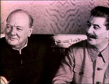 Churchill a Stalin