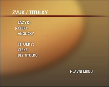 Nastavení zvuku a titulků