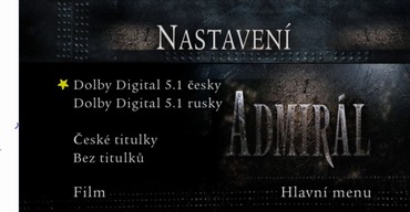 Nastavení zvuku a titulků