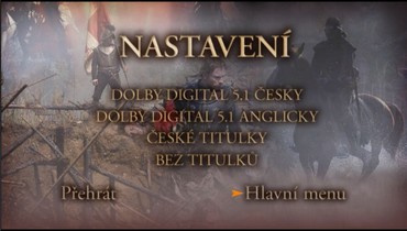 Nastavení zvuku a titulků