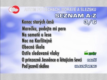 Abecední seznam ukázek